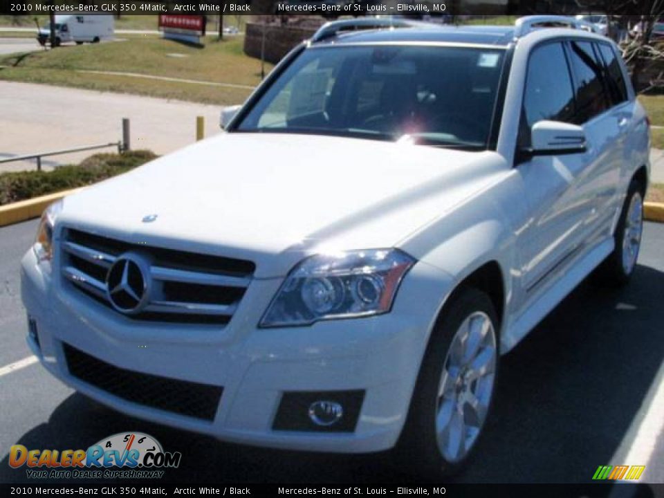 2010 Mercedes-Benz GLK 350 4Matic Arctic White / Black Photo #1