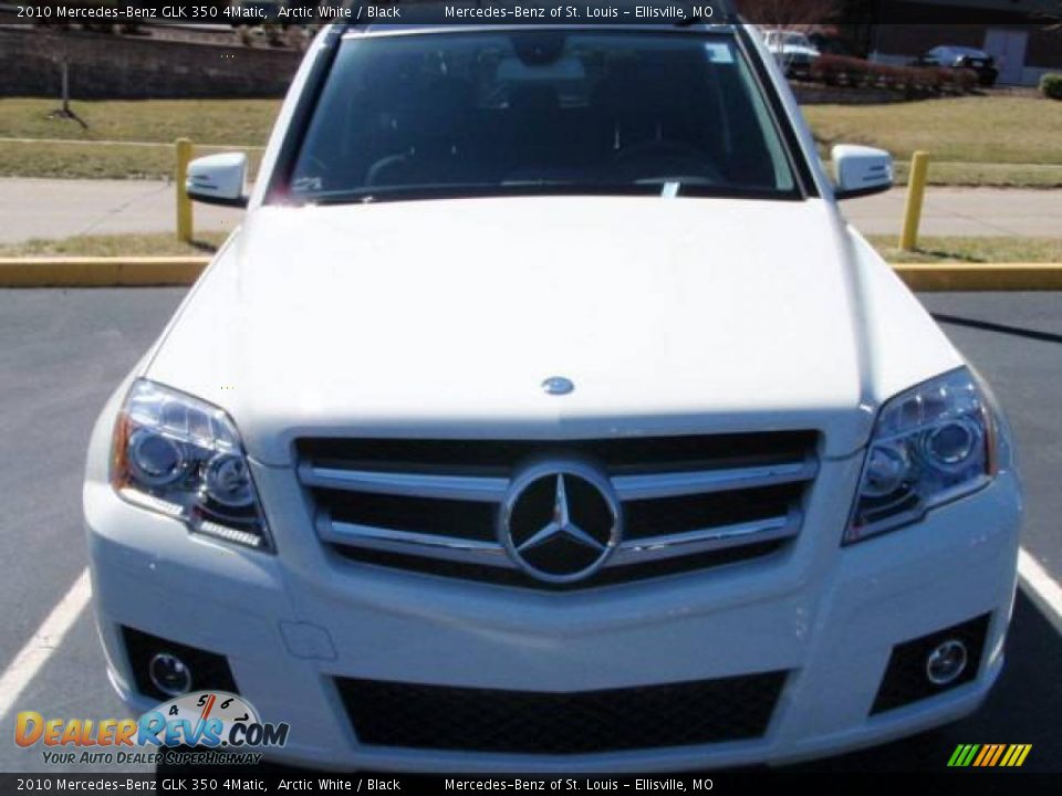 2010 Mercedes-Benz GLK 350 4Matic Arctic White / Black Photo #2