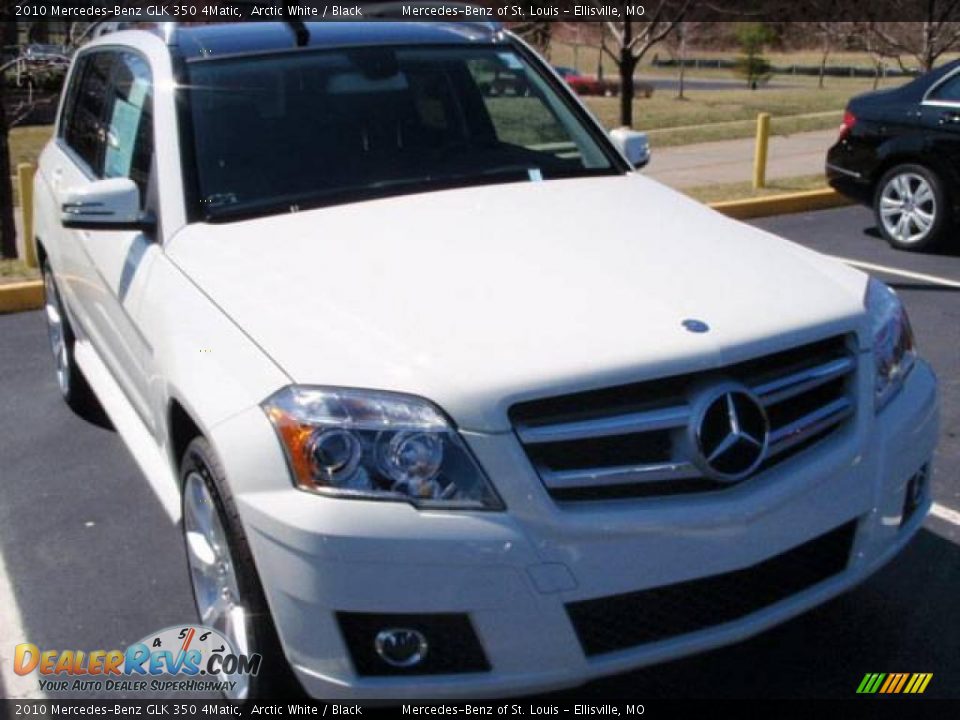 2010 Mercedes-Benz GLK 350 4Matic Arctic White / Black Photo #3