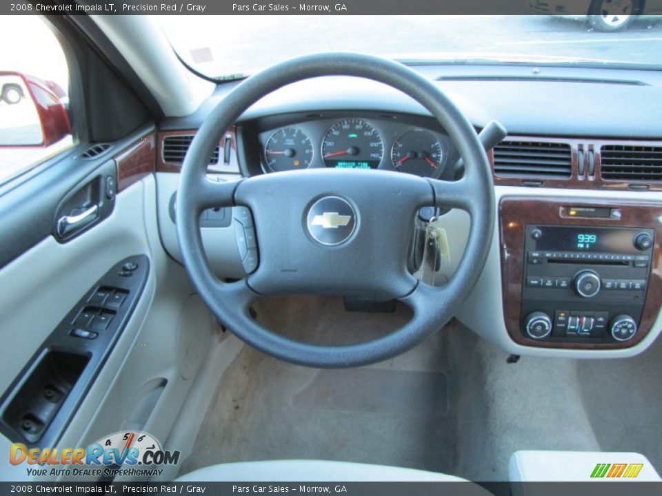 2008 Chevrolet Impala LT Precision Red / Gray Photo #12