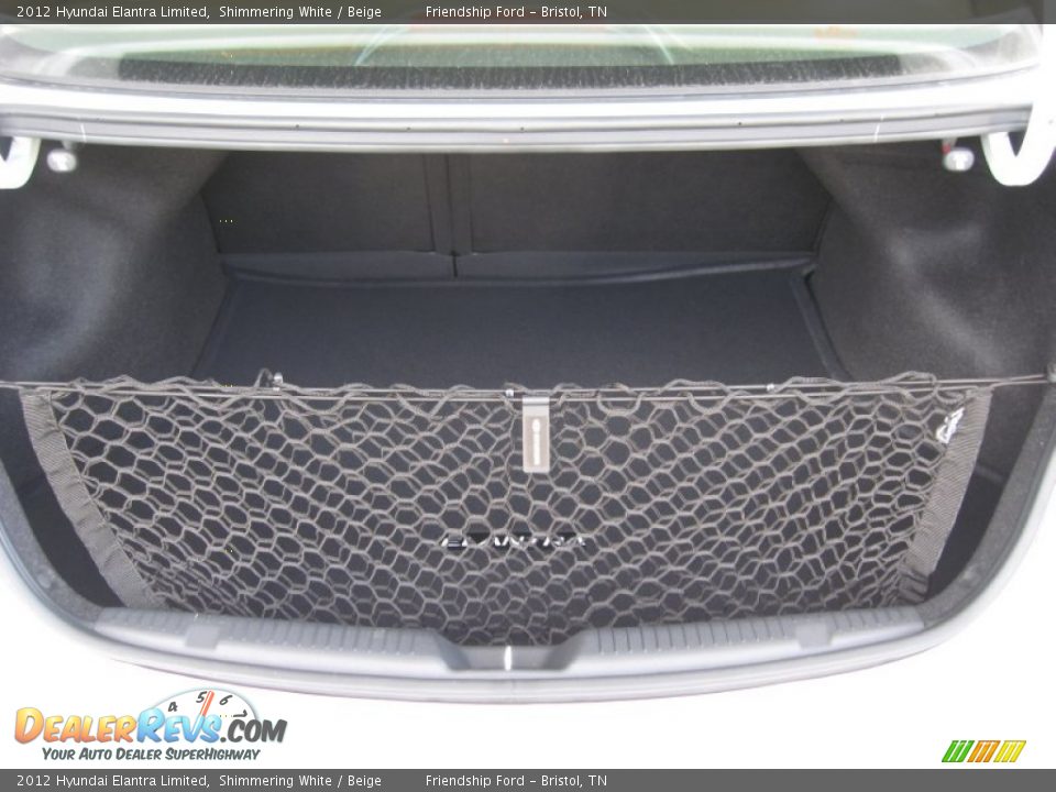 2012 Hyundai Elantra Limited Shimmering White / Beige Photo #11