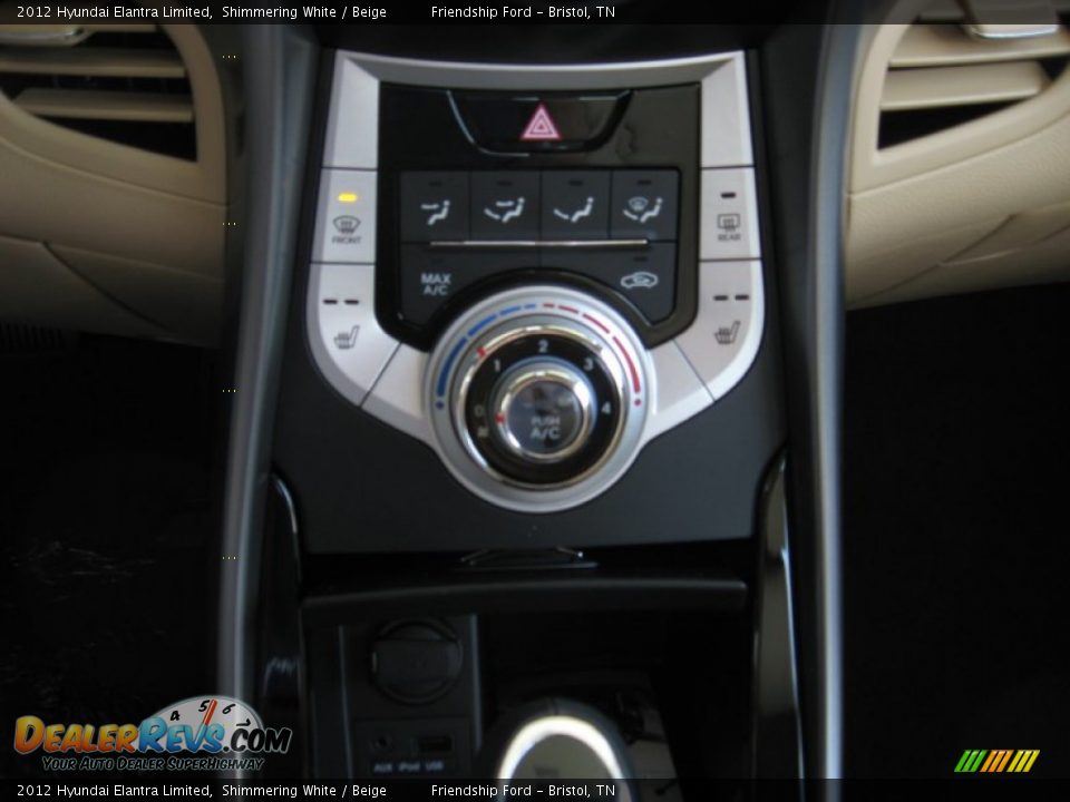 Controls of 2012 Hyundai Elantra Limited Photo #25