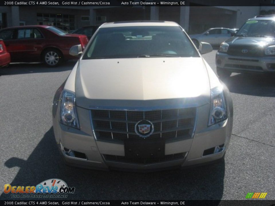 2008 Cadillac CTS 4 AWD Sedan Gold Mist / Cashmere/Cocoa Photo #3