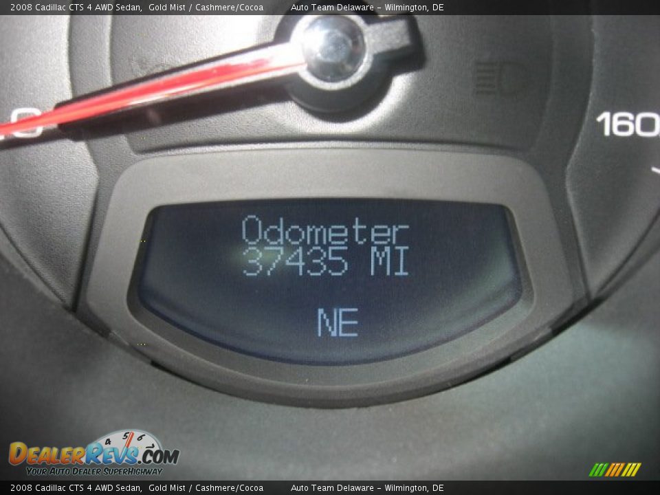 2008 Cadillac CTS 4 AWD Sedan Gold Mist / Cashmere/Cocoa Photo #13