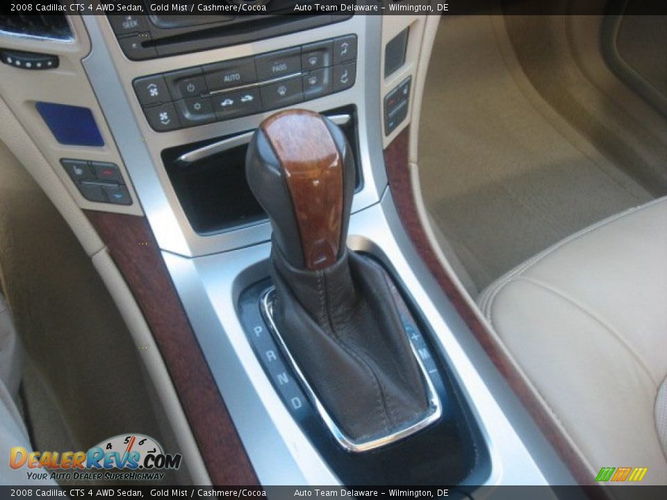2008 Cadillac CTS 4 AWD Sedan Gold Mist / Cashmere/Cocoa Photo #15