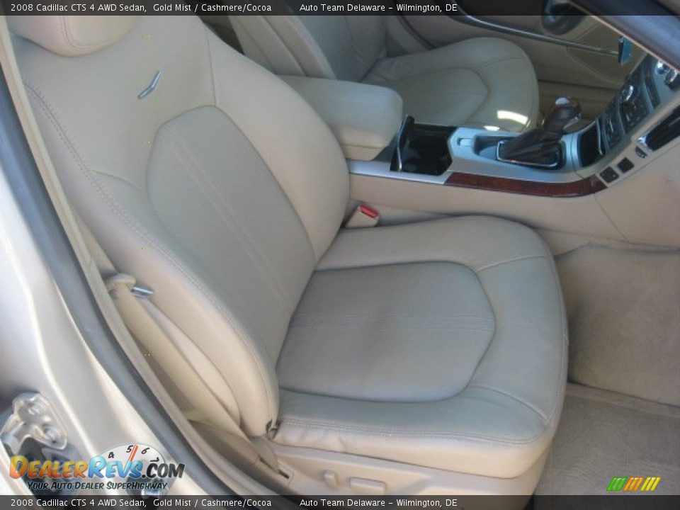 2008 Cadillac CTS 4 AWD Sedan Gold Mist / Cashmere/Cocoa Photo #16