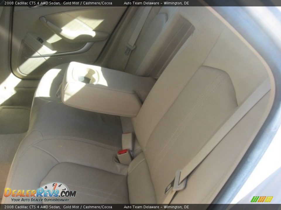 2008 Cadillac CTS 4 AWD Sedan Gold Mist / Cashmere/Cocoa Photo #18