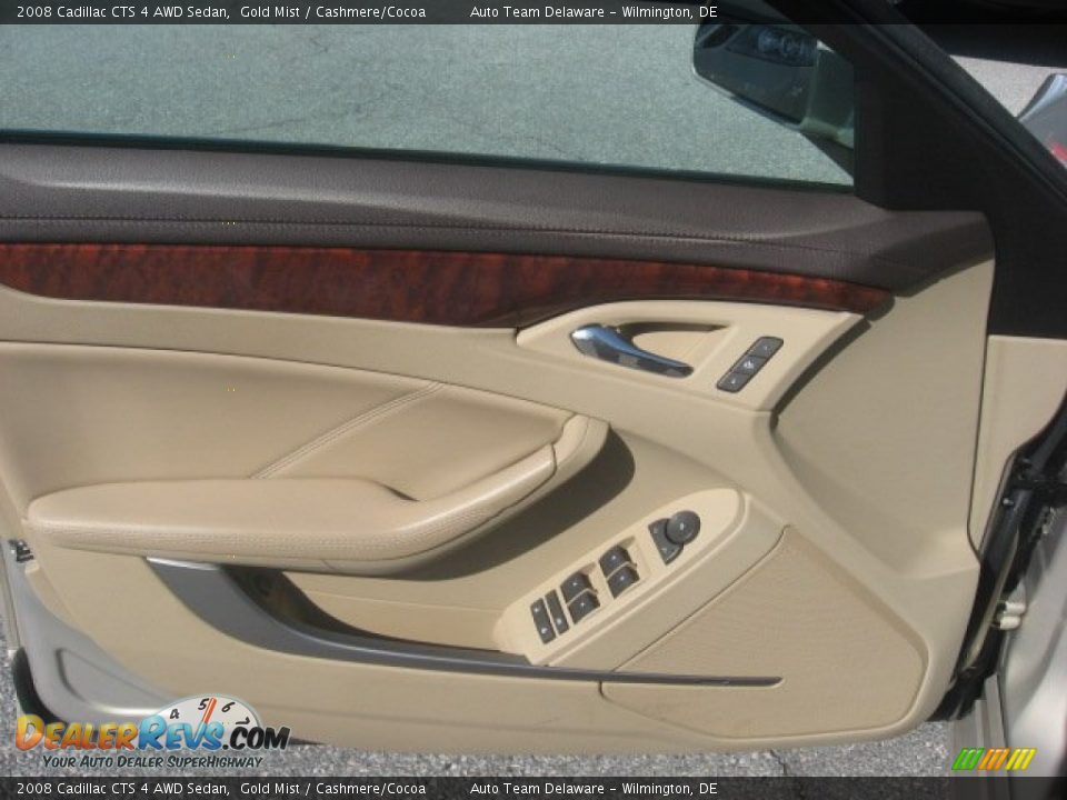2008 Cadillac CTS 4 AWD Sedan Gold Mist / Cashmere/Cocoa Photo #19
