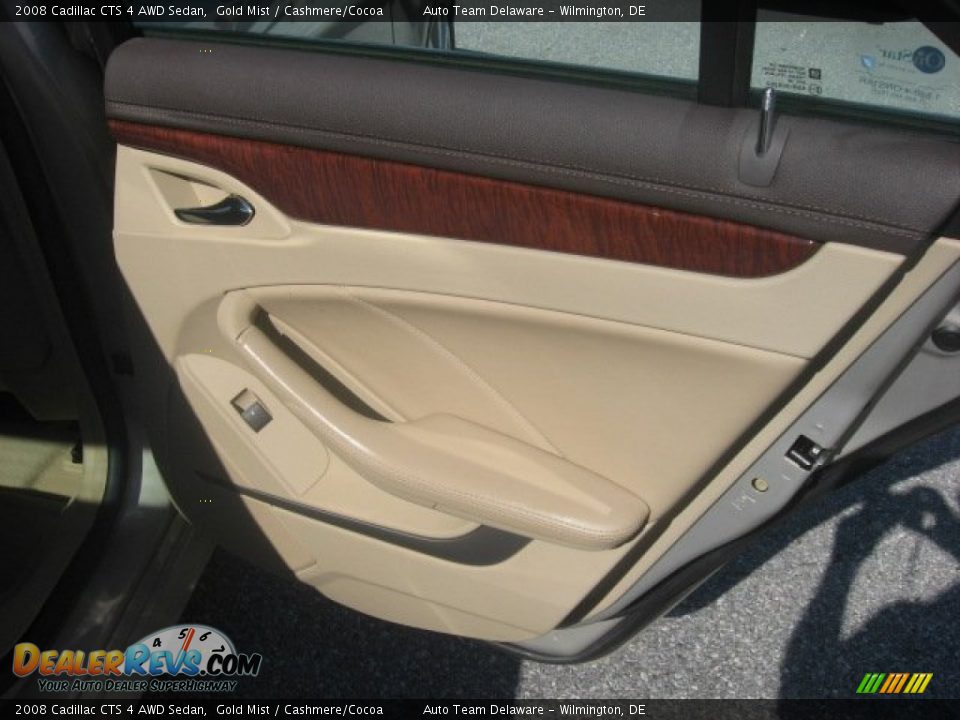 2008 Cadillac CTS 4 AWD Sedan Gold Mist / Cashmere/Cocoa Photo #21