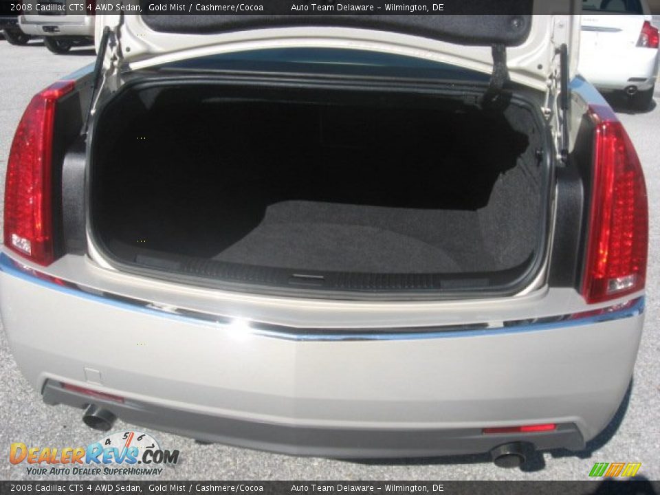 2008 Cadillac CTS 4 AWD Sedan Gold Mist / Cashmere/Cocoa Photo #23
