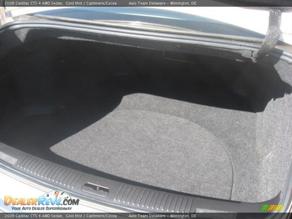 2008 Cadillac CTS 4 AWD Sedan Gold Mist / Cashmere/Cocoa Photo #24