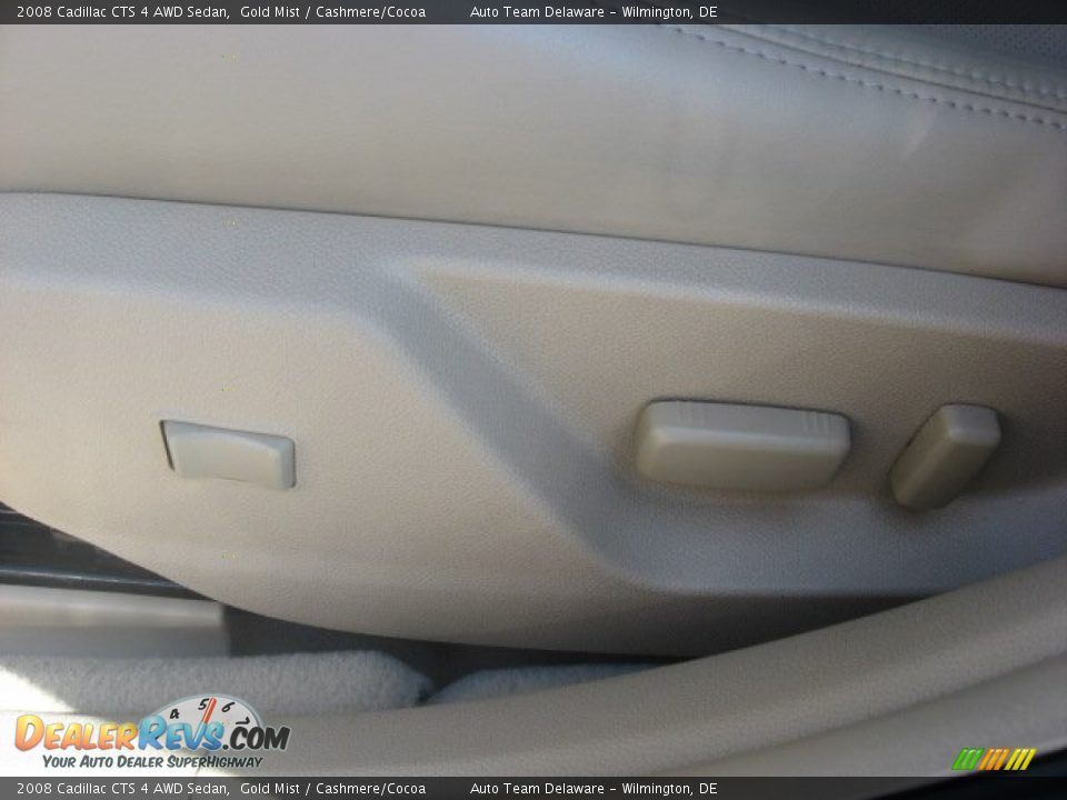 2008 Cadillac CTS 4 AWD Sedan Gold Mist / Cashmere/Cocoa Photo #26