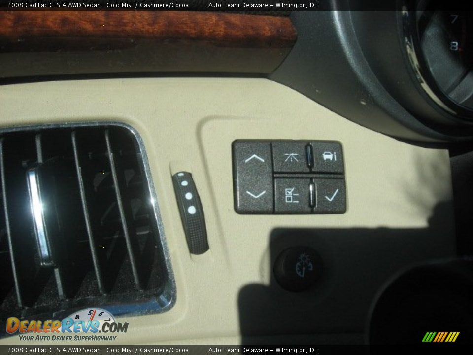 2008 Cadillac CTS 4 AWD Sedan Gold Mist / Cashmere/Cocoa Photo #27