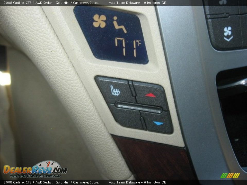 2008 Cadillac CTS 4 AWD Sedan Gold Mist / Cashmere/Cocoa Photo #30