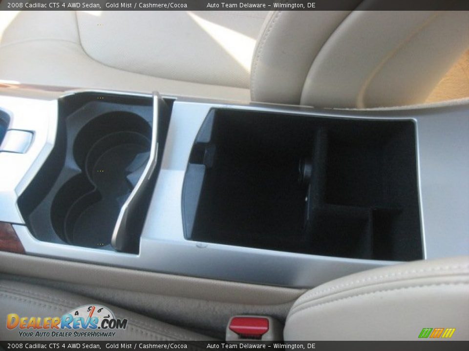 2008 Cadillac CTS 4 AWD Sedan Gold Mist / Cashmere/Cocoa Photo #34