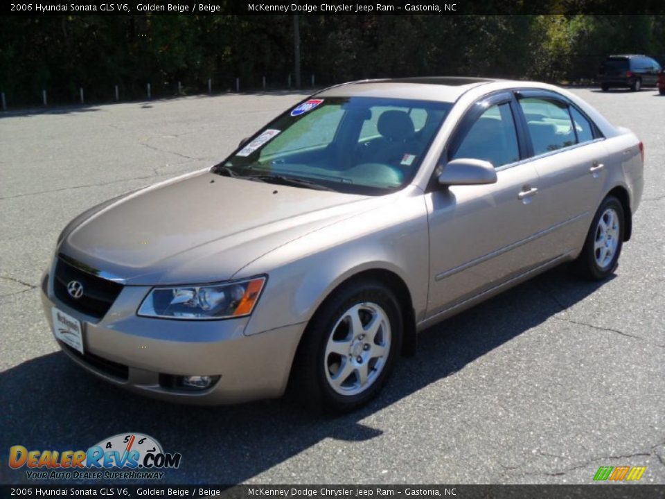 2006 Hyundai Sonata GLS V6 Golden Beige / Beige Photo #1