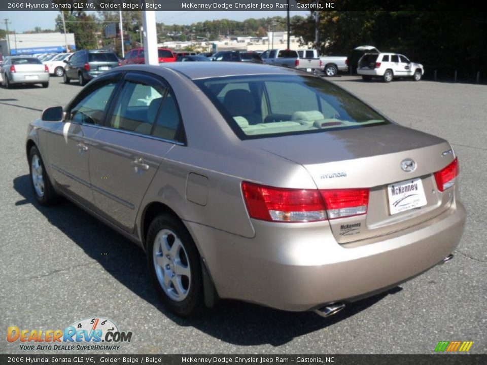 2006 Hyundai Sonata GLS V6 Golden Beige / Beige Photo #2