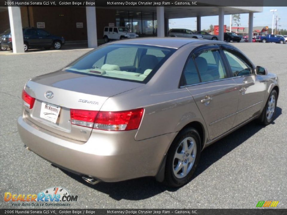 2006 Hyundai Sonata GLS V6 Golden Beige / Beige Photo #4
