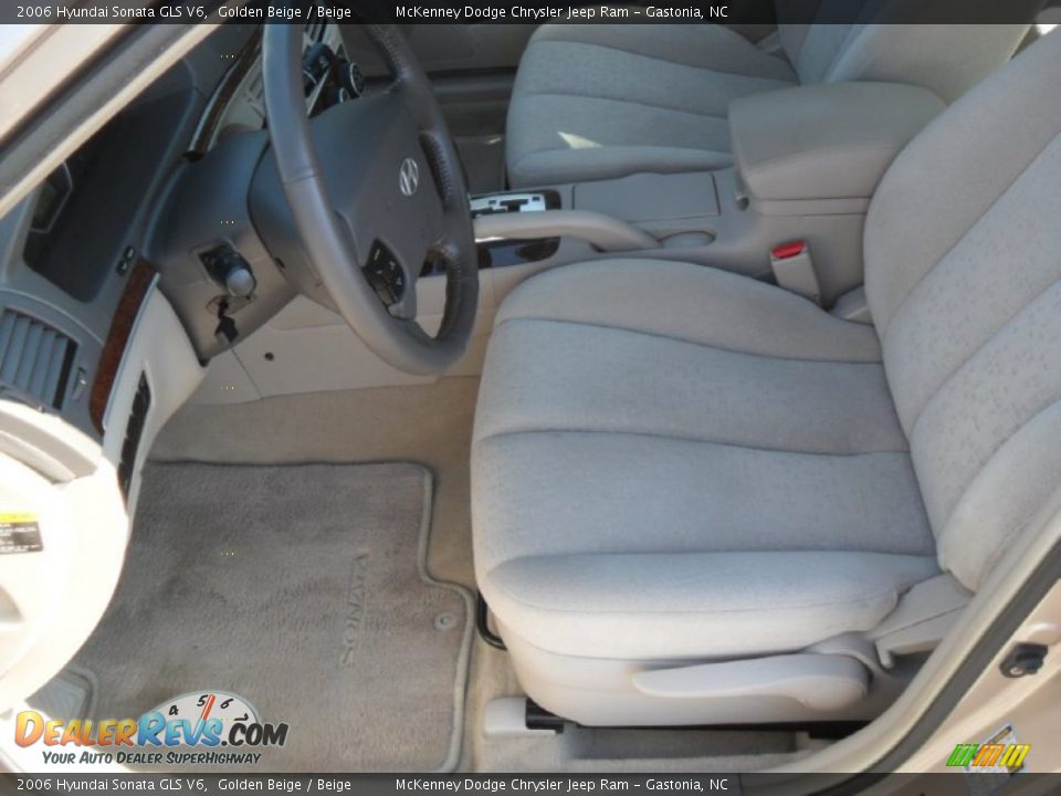 2006 Hyundai Sonata GLS V6 Golden Beige / Beige Photo #7