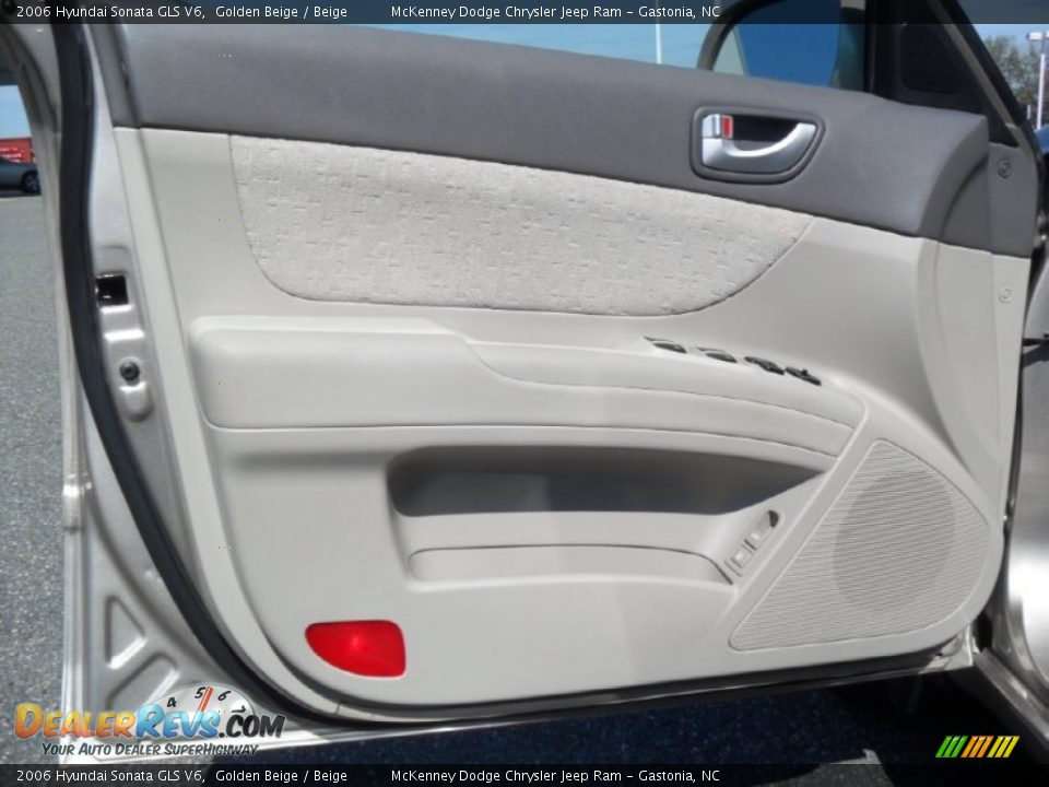 2006 Hyundai Sonata GLS V6 Golden Beige / Beige Photo #8