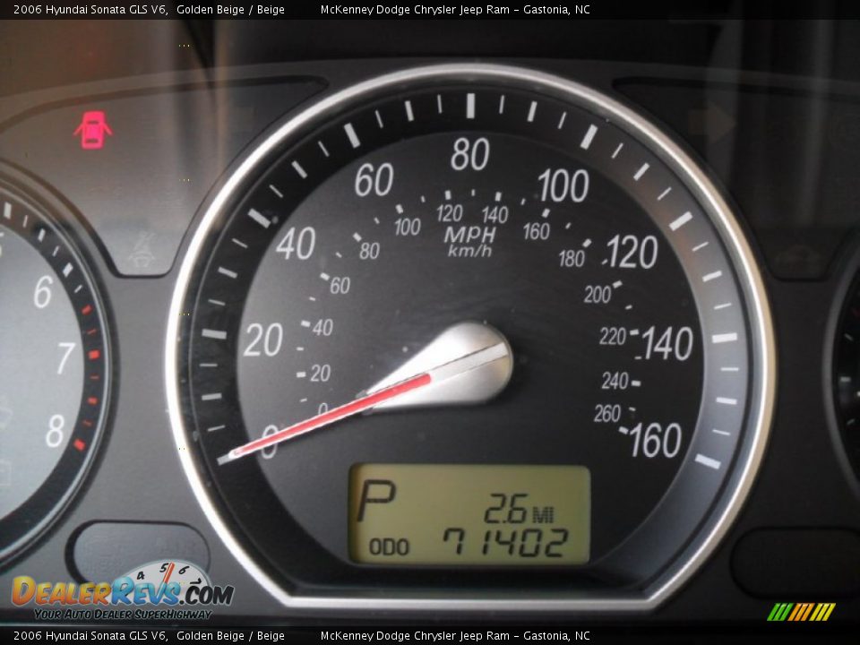 2006 Hyundai Sonata GLS V6 Golden Beige / Beige Photo #13