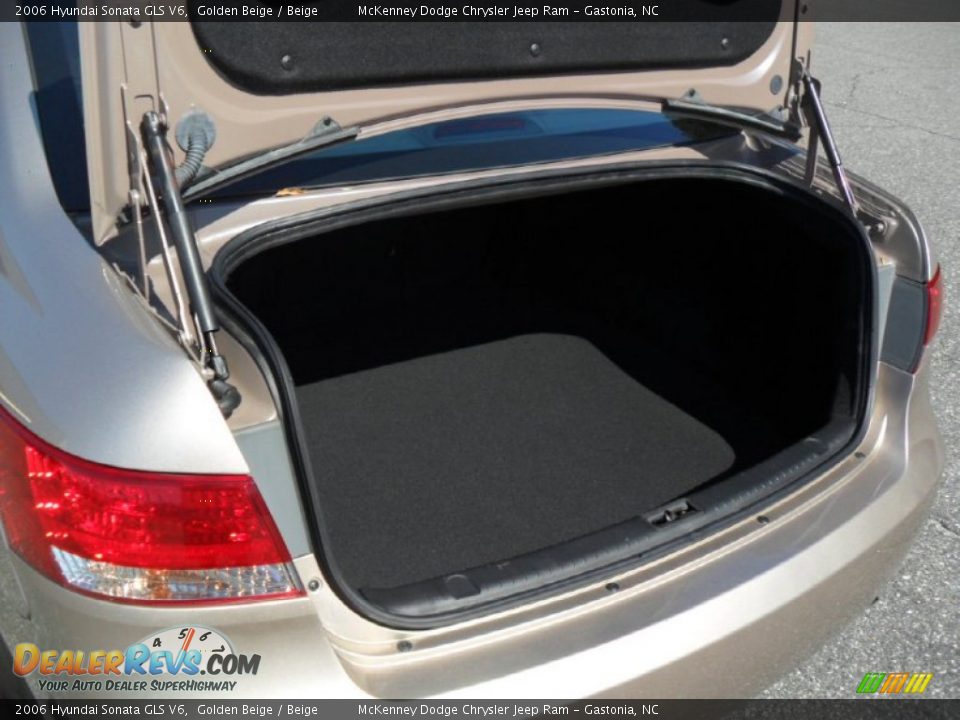 2006 Hyundai Sonata GLS V6 Golden Beige / Beige Photo #17