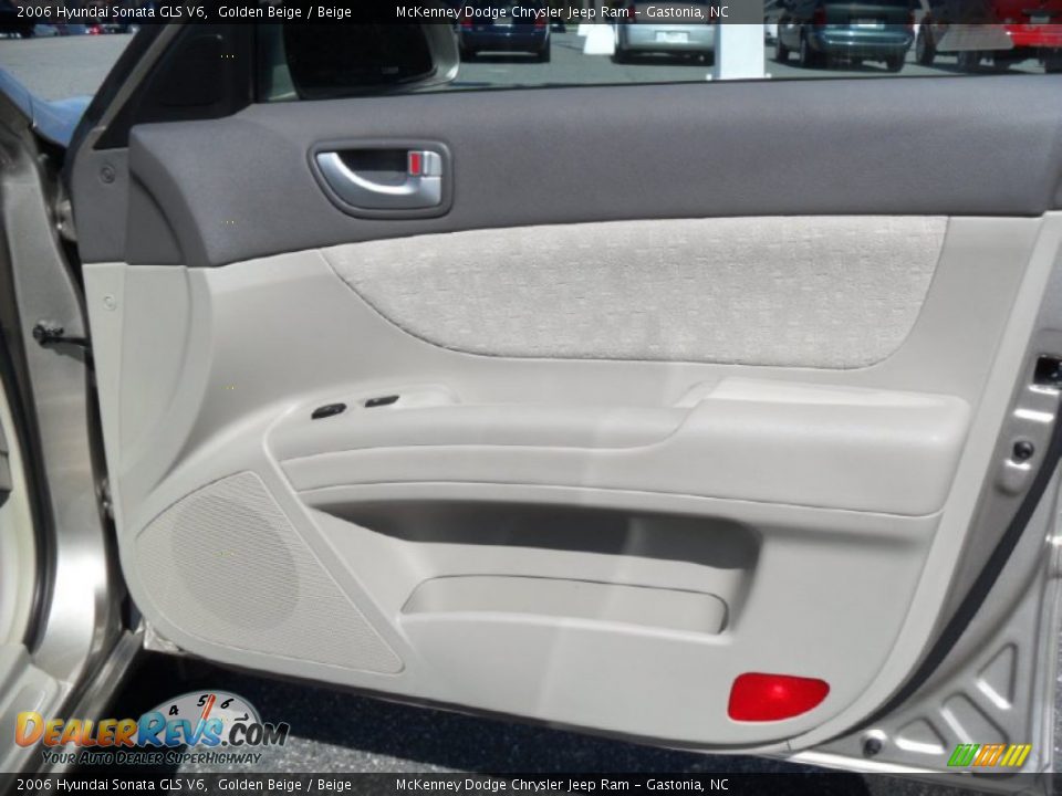 2006 Hyundai Sonata GLS V6 Golden Beige / Beige Photo #21