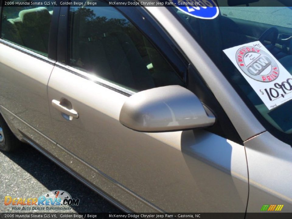 2006 Hyundai Sonata GLS V6 Golden Beige / Beige Photo #22