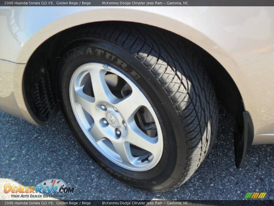 2006 Hyundai Sonata GLS V6 Golden Beige / Beige Photo #24