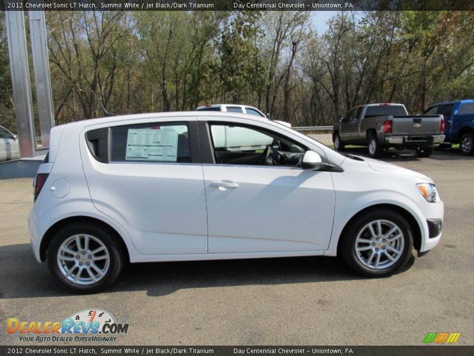 Summit White 2012 Chevrolet Sonic LT Hatch Photo #4