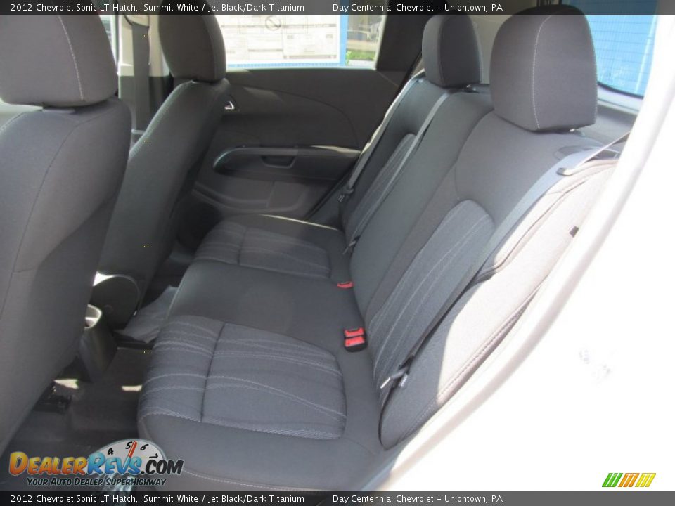 2012 Chevrolet Sonic LT Hatch Summit White / Jet Black/Dark Titanium Photo #10