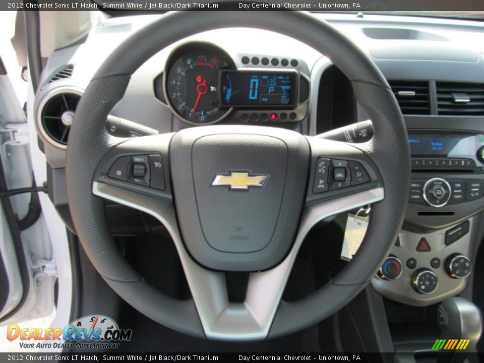2012 Chevrolet Sonic LT Hatch Steering Wheel Photo #11