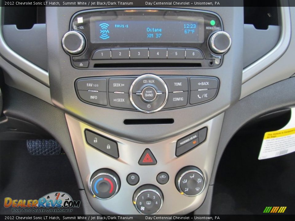 Controls of 2012 Chevrolet Sonic LT Hatch Photo #12