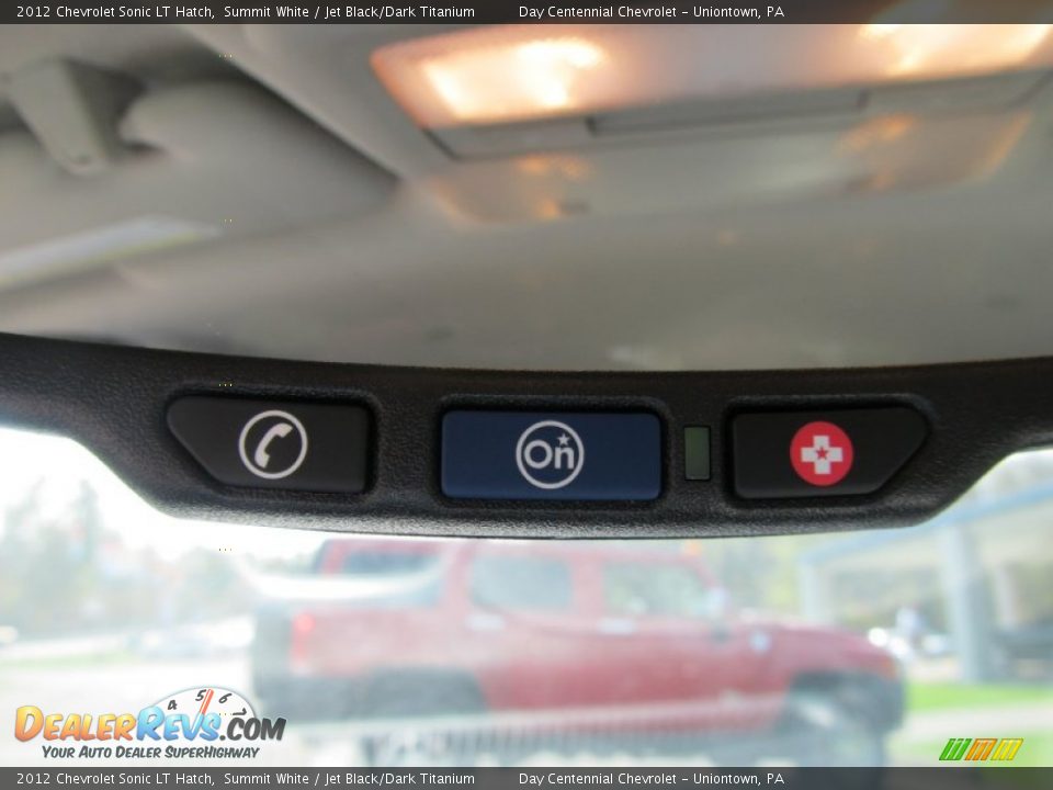 2012 Chevrolet Sonic LT Hatch Summit White / Jet Black/Dark Titanium Photo #13