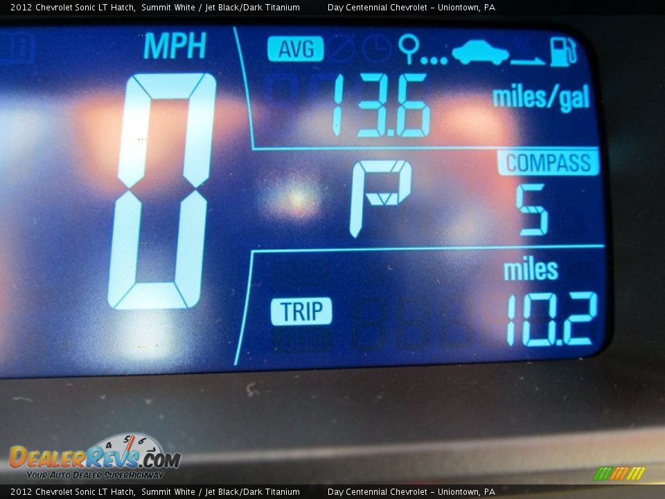 2012 Chevrolet Sonic LT Hatch Gauges Photo #15