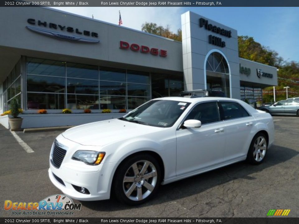 2012 Chrysler 300 SRT8 Bright White / Black Photo #1