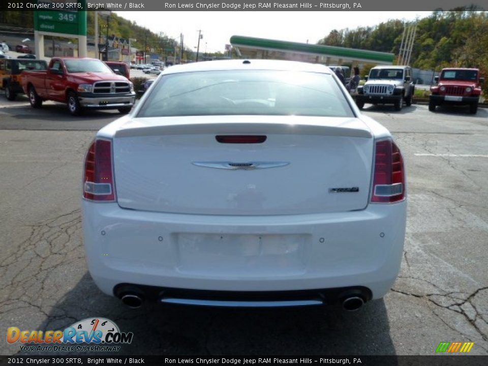 2012 Chrysler 300 SRT8 Bright White / Black Photo #4