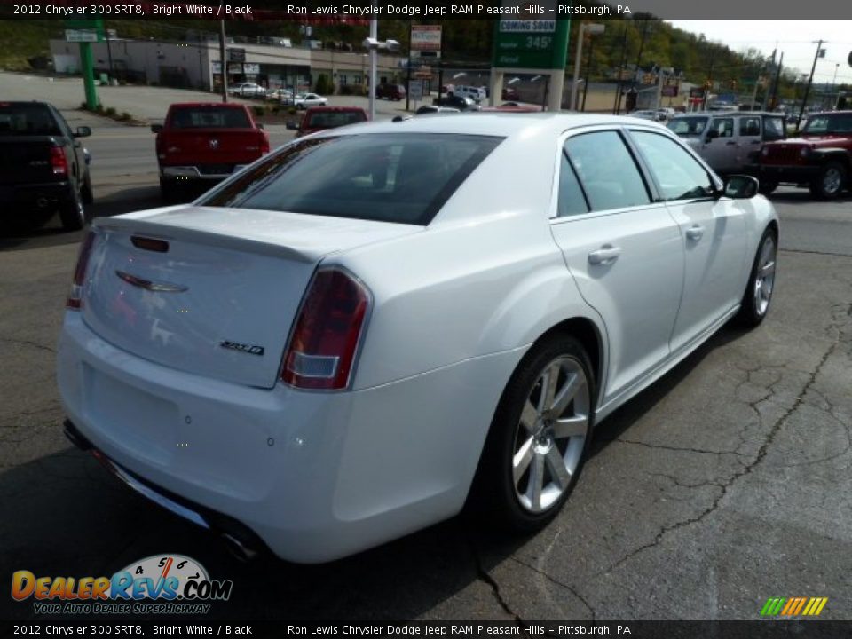 2012 Chrysler 300 SRT8 Bright White / Black Photo #5