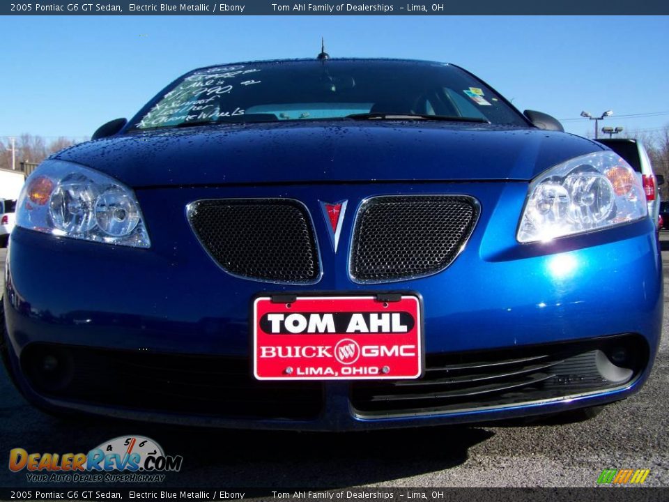 2005 Pontiac G6 GT Sedan Electric Blue Metallic / Ebony Photo #3