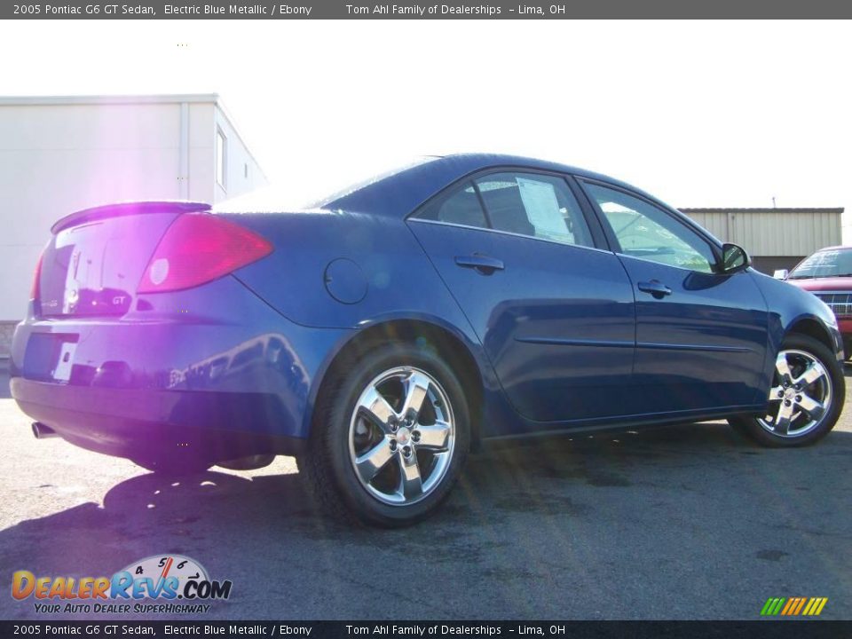 2005 Pontiac G6 GT Sedan Electric Blue Metallic / Ebony Photo #4