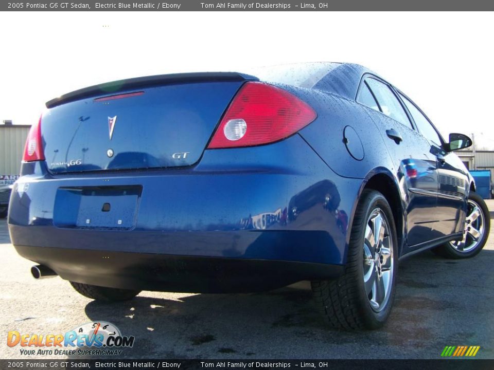 2005 Pontiac G6 GT Sedan Electric Blue Metallic / Ebony Photo #5