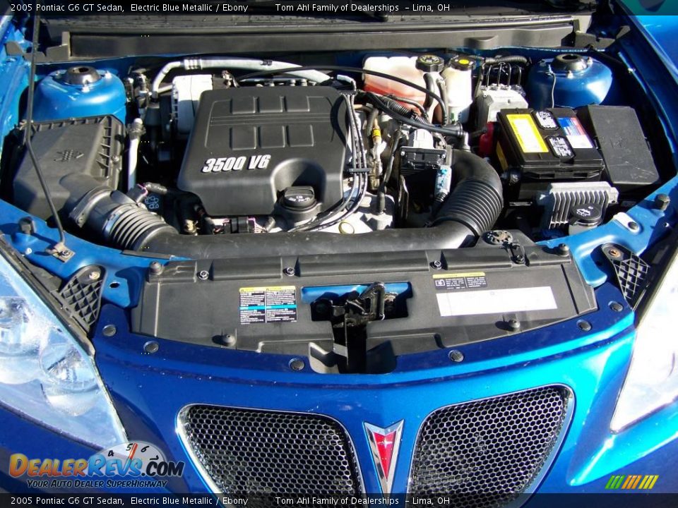 2005 Pontiac G6 GT Sedan Electric Blue Metallic / Ebony Photo #16