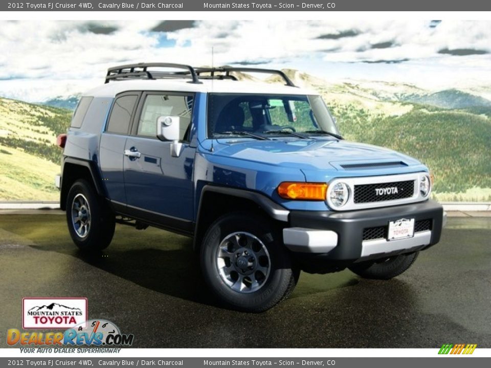 2012 Toyota FJ Cruiser 4WD Cavalry Blue / Dark Charcoal Photo #1