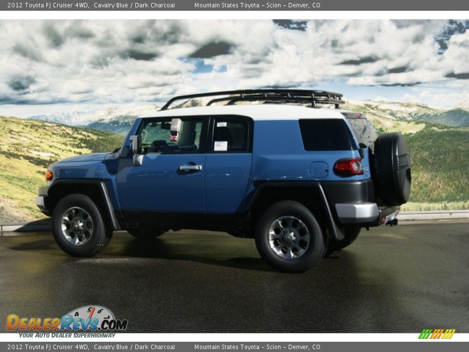 2012 Toyota FJ Cruiser 4WD Cavalry Blue / Dark Charcoal Photo #3