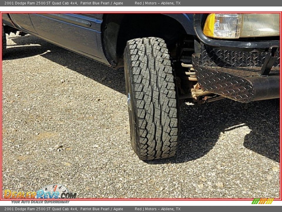 2001 Dodge Ram 2500 ST Quad Cab 4x4 Patriot Blue Pearl / Agate Photo #11