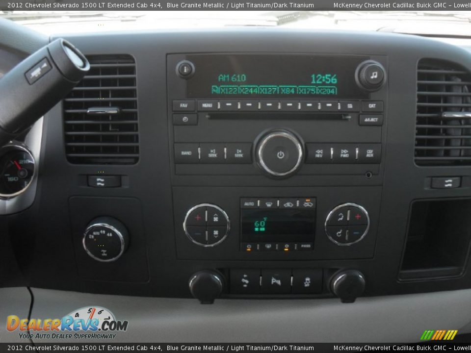 Controls of 2012 Chevrolet Silverado 1500 LT Extended Cab 4x4 Photo #11