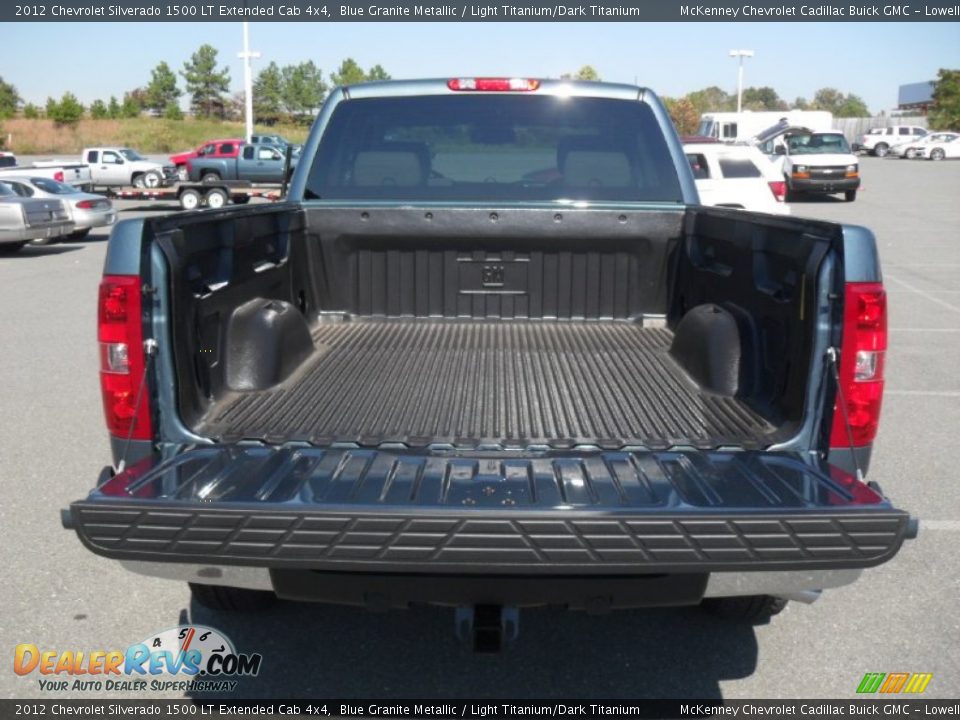 2012 Chevrolet Silverado 1500 LT Extended Cab 4x4 Blue Granite Metallic / Light Titanium/Dark Titanium Photo #15