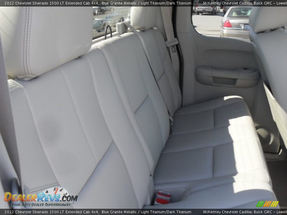 2012 Chevrolet Silverado 1500 LT Extended Cab 4x4 Blue Granite Metallic / Light Titanium/Dark Titanium Photo #16