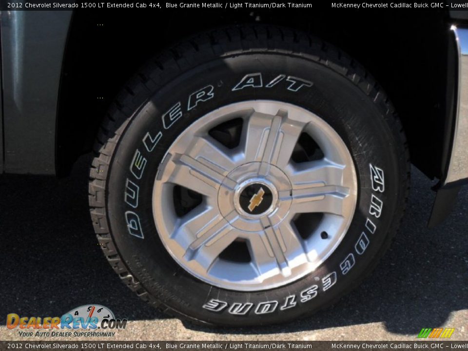 2012 Chevrolet Silverado 1500 LT Extended Cab 4x4 Blue Granite Metallic / Light Titanium/Dark Titanium Photo #21