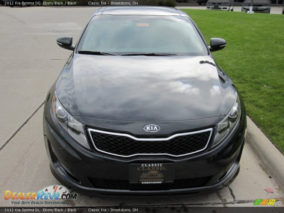 2012 Kia Optima SX Ebony Black / Black Photo #2